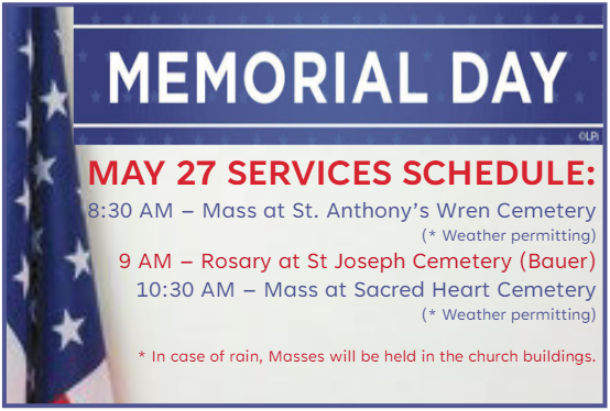 Memorial Day Services